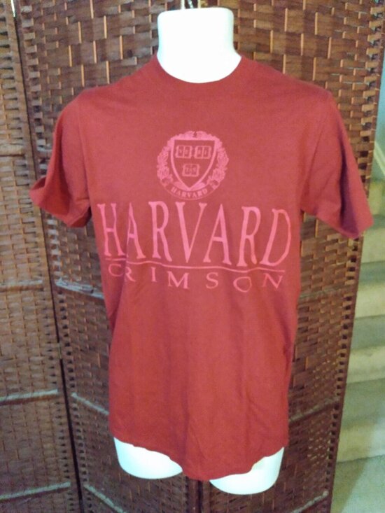 Other - Vintage 90s Russell Athletic Harvard Crimson T Shirt adult Small University Tee